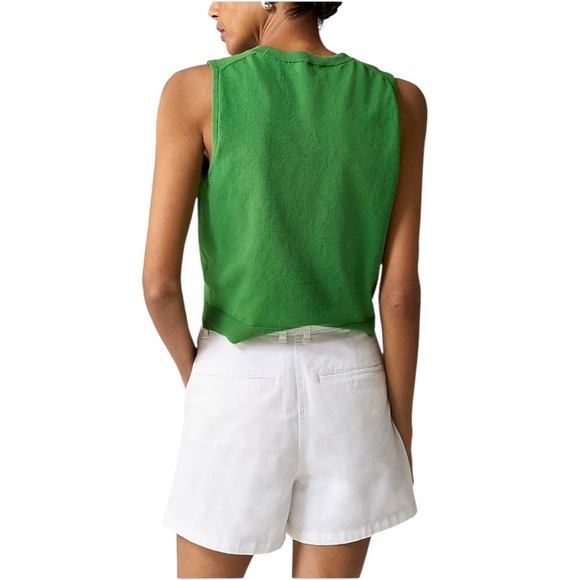 J Crew White 4 Inch Heritage Chino Short Womens Size 4 Cotton - Picture 2 of 11